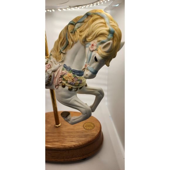 Vintage Carousel Collection Musical Carousel Horse Large Collectible - Picture 4 of 11